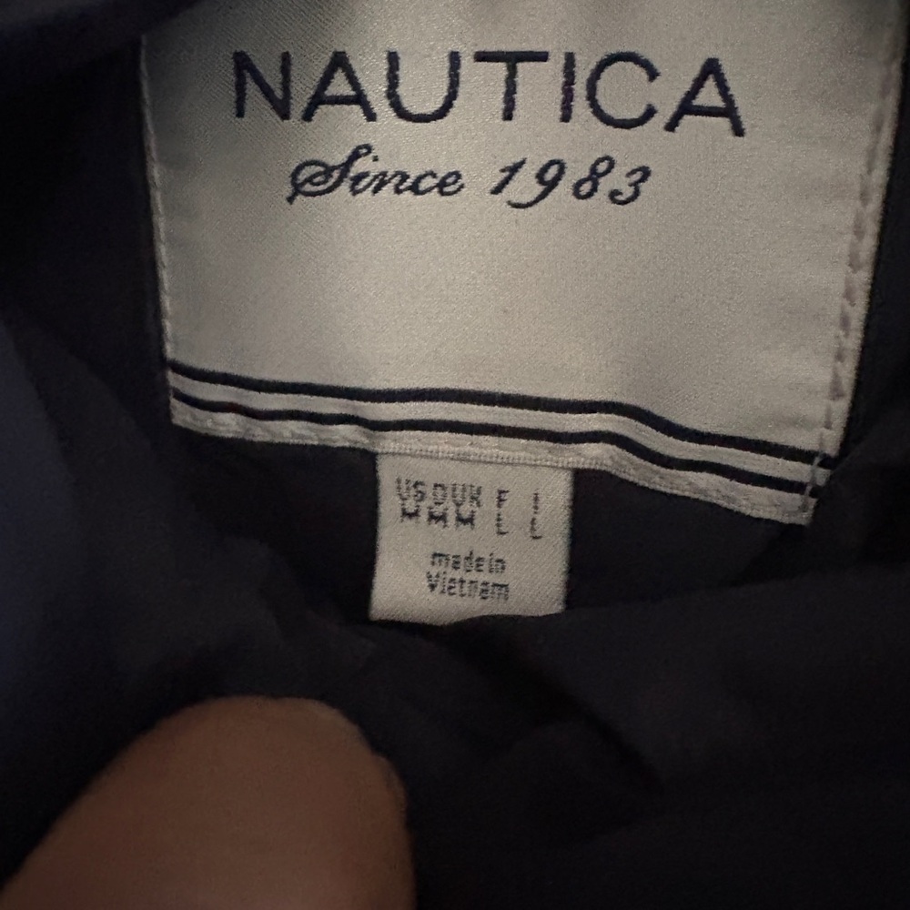Reversible Nautica Navy Puffer Jacket - Picture 5 of 12